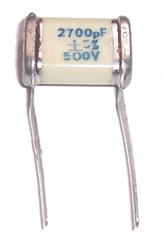 MICA CONDENSATE SGM-3 2.7nF 500V Silver Mica 4 kusy