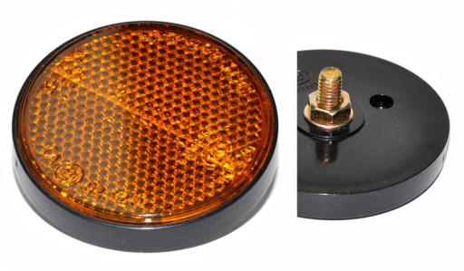 OKRUHOVÝ REFLEKTOR ORANŽOVÝ SKRUTKOVANÝ PRIEM. 58 mm