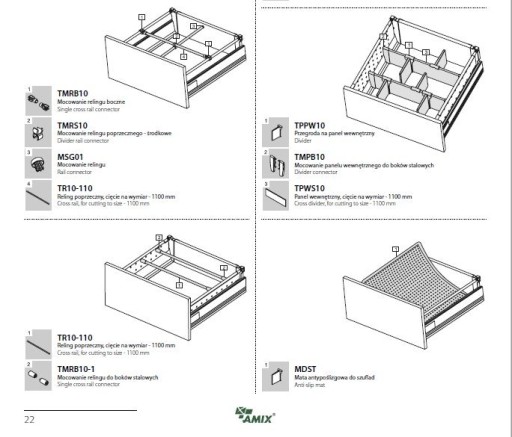 PRIEDKA PRE PANEL TPPW10