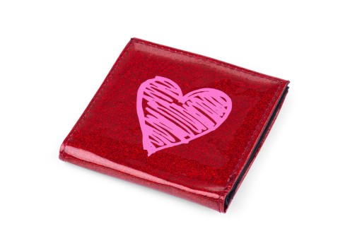Dámska peňaženka Michelle Moon Glitter Red