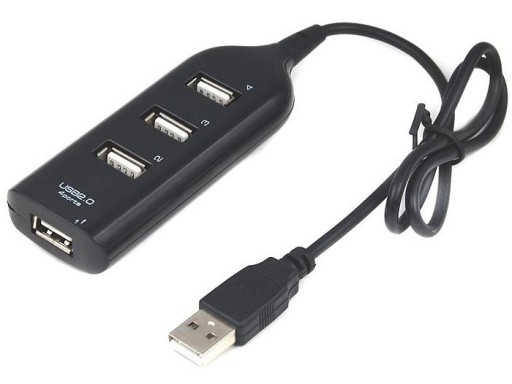 HUB SLIM 4 PORTY + USB 2.0 KÁBEL - dobrá voľba!