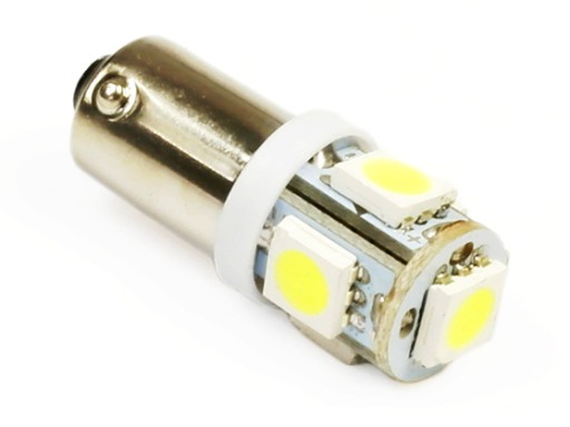 H6W 5x LED žiarovka parkovacieho svetla BAx9S SMD dióda