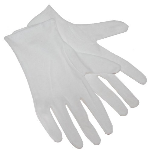 Biele rukavice pre šoféra GLOVES pre šoféra veľkosti S