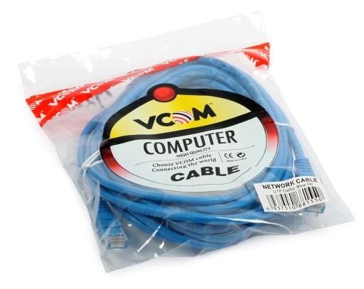 PATCHCORD RJ45/5.0-BLUE 5m cat.5e BLUE ABCV