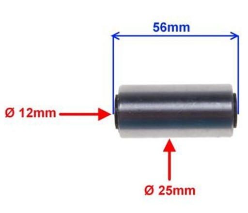 ROMET ZETKA 50 NEKEN SHAFT Puzdro riadiaceho ramena 12x25x56