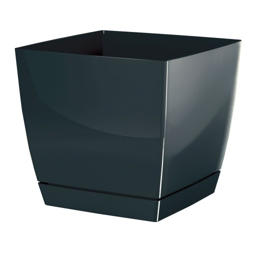 KVETINÁČ SO STOJANOM, priemer 21cm, LESKLÝ