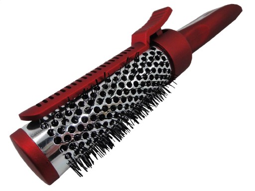 Okrúhla prelamovaná kefa na úpravu vlasov 34/48 mm séria REED RED