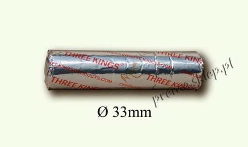 TRI KRÁĽOVÉ COALS 33mm - na vonné tyčinky - na vonné tyčinky - rolka