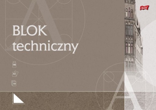 Technický blok A3 biely UNIPAP
