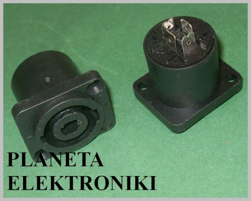 Speakon socket spikon 26x31mm 4p zostava FV(1345a)