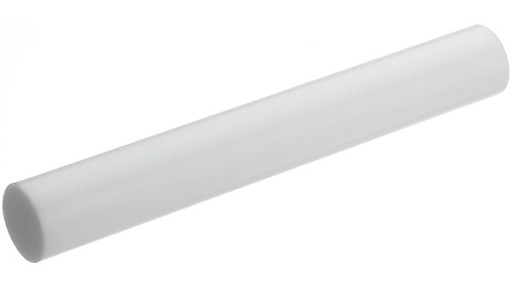 PTFE teflónová valčeková tyč, teflón fi 20x250 mm