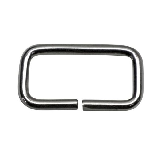 Kovový kožený rám Priechodka 25/10mm 10 ks