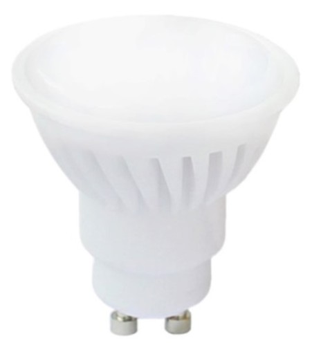 GU10 LED žiarovka 230V 9W SMD teplá mliečna biela