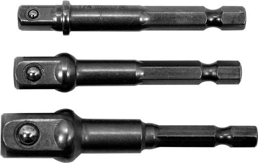SÚPRAVA HEX ADAPTÉRU PRE ZÁSUVKY 1/4 3/8 1/2 YATO