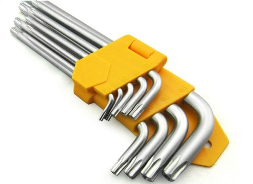 ŠESTRUBOVÉ KĽÚČE DLHÉ TORX IMBUS T10-T50 9 ks