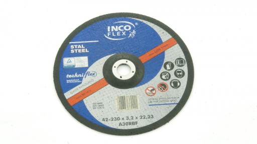 DISK 230x3,2x22 NA REZANIE KOVOV T.42 INCOFLEX