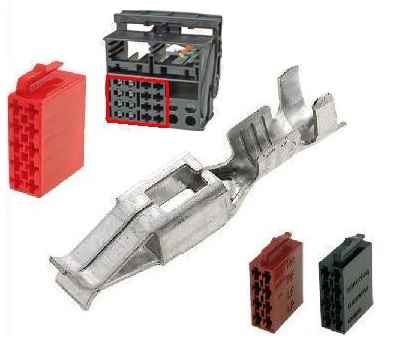 KONCOVKY - FAKRA QUADLOCK DÁMSKE ČEPY 10 KS