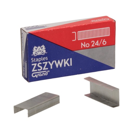 24/6 zinkové sponky (1000) Grand