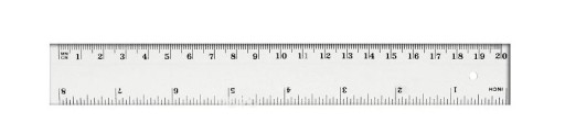 PRAVIDLO 20 CM, mierka v centimetroch, meranie