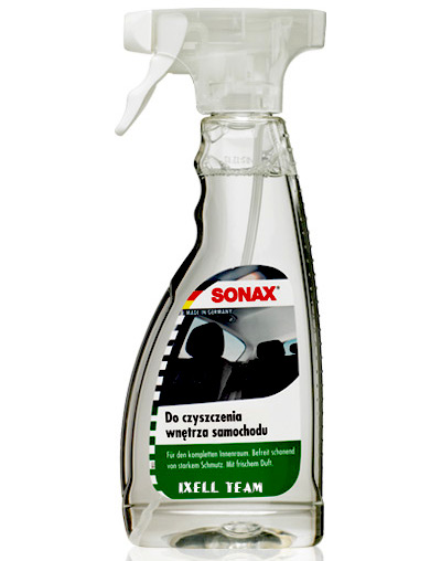 SONAX KVAPALINA NA ČISTENIE CELÉHO INTERIÉRU AUTA plastov, materiál 500ml 376