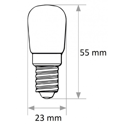 LED ŽIAROVKA E14 2W=15W DO CHLADNIČKY 4000K