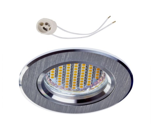 Halogénové stropné svietidlo pre LED 230V GU10 CT82 ALU