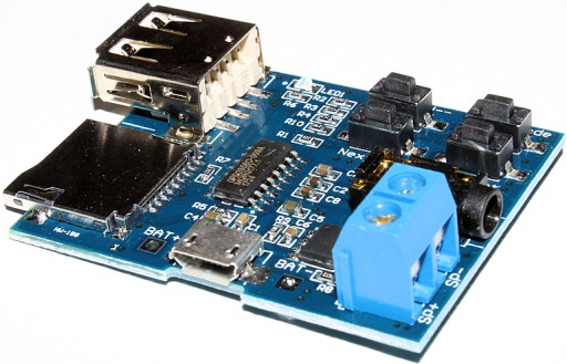USB MICRO SD MP3 PREHRÁVAČ MODULU ARDUINO FV