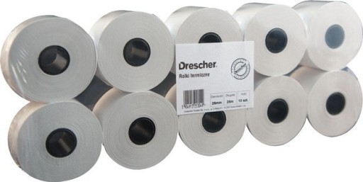 DRESCHER termopokladničné rolky 28mm x 30m 10 ks