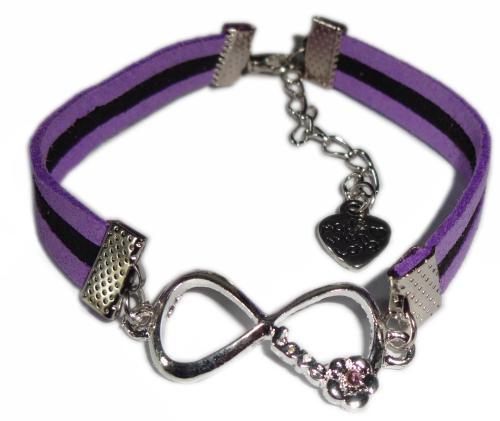 FIALOVÝ NÁRAMOK INFINITY INFINITY STRAP