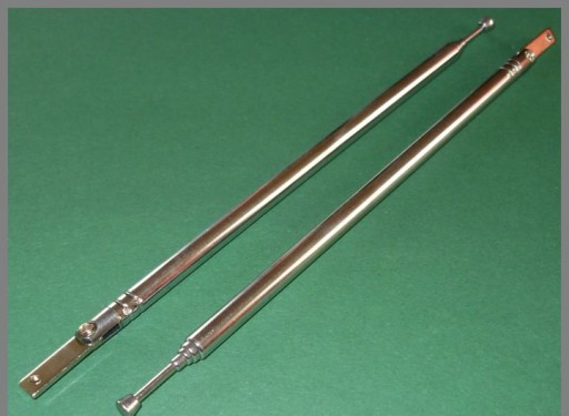 Teleskopická anténa pre rádio 59,5 cm 5 segmentov (0701