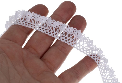 BIELE elastická čipka s gumičkou 4m__W1
