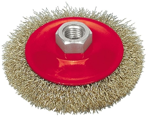 KOTÚČOVÁ KEFA 115mm KRMOVANÝ DRÔT 06973