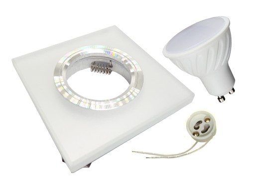 Halogénová sada svietidiel WHITE FROST + GU10 LED 7W