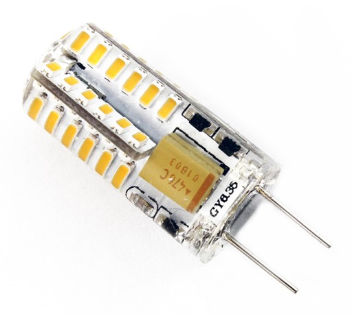 LED ŽIAROVKA GY6,35 3W 48 LED SMD3014 TEPLÁ BIELA