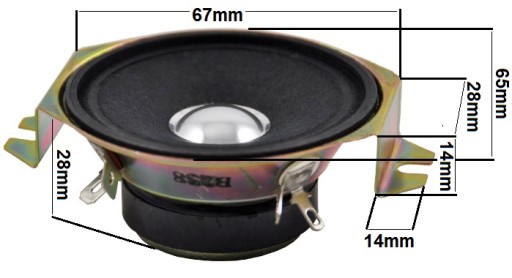 Eastech 60W stredový výškový reproduktor (08) 6ohm