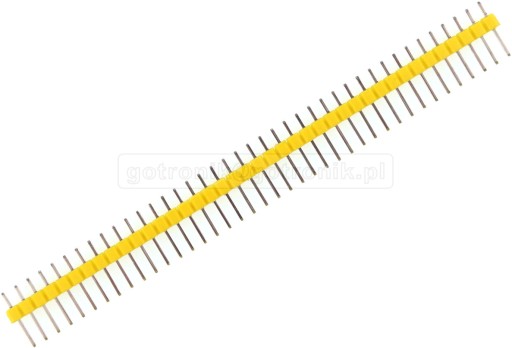Kolíkový pás 1x40pinový raster 2,54mm_______BTE-211