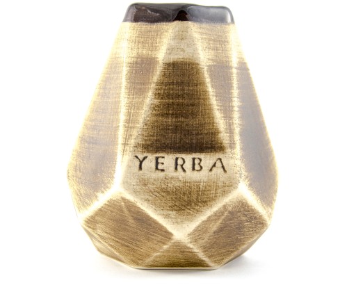 Matero Honey Ceramic Diamond - pre yerba maté