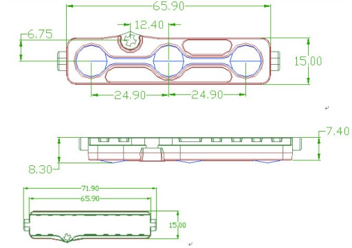 SAMSUNG LED MODUL 1,2W MAT OBJEKTÍV 6000k