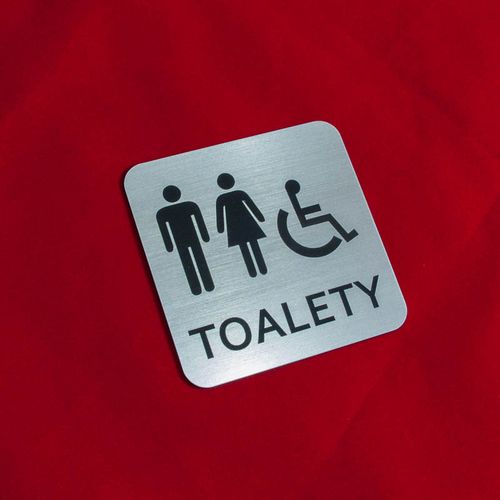 WC plaketa - rôzne vzory, farby - ŻORY