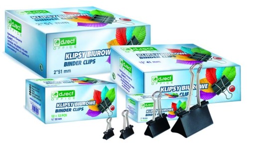 Kancelárske klipy klipy 25 mm 12 kusov