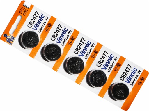 VINNIC CR2477 lítiová batéria BR2477 DL2477 ECR2477 3V blister 1 ks.