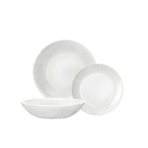 Jedálenský tanier 27,5 cm biely KOKOSOVÉ BORMIOLI
