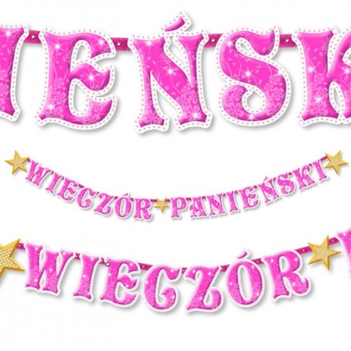 Bannerová girlanda na HORNY PARTY 210 cm