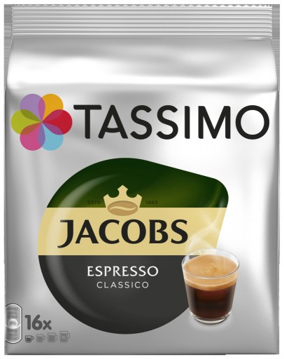 Tassimo Jacobs Espresso Classico kapsule 16 ks
