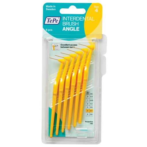TePe Angle 0,7 mm Medzizubné kefky 6 ks.