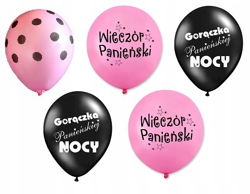 BALÓN PRE BAKALÁRSKY PARTY BALÓNY 5 KUSOV SADA