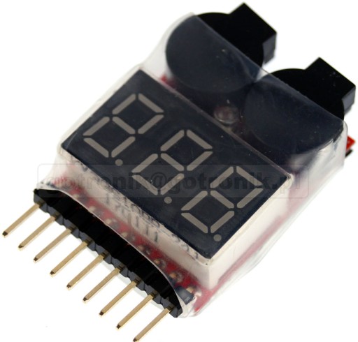 Tester pre 1-8S Lipo Li-on__BTE-200 články