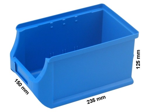 PROFI+ 3 box kontajner - 235x150x125mm Stelivo