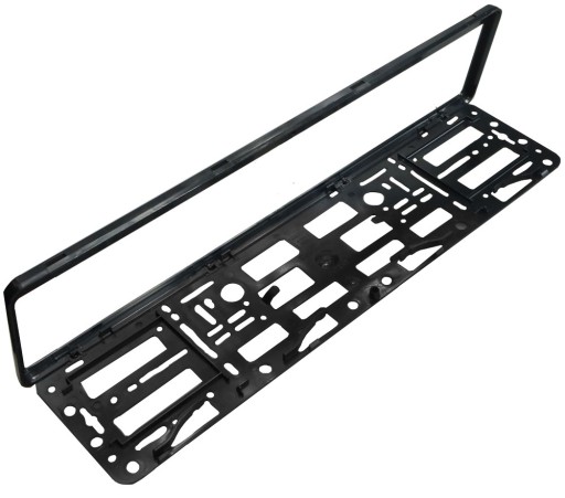 RÁMOVÝ rám na ŠPZ, ČIERNA STRIEBORNÁ