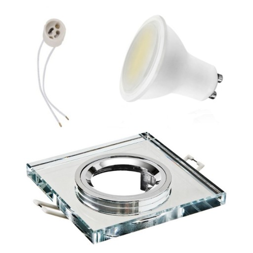 SET LED stropné svietidlo SMD 5W CT73 230V GU10